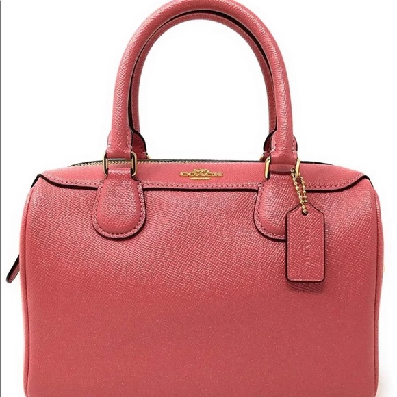 COACH MINI BENNETT SATCHEL IN GLITTER CROSSGRAIN - Picture 5 of 5